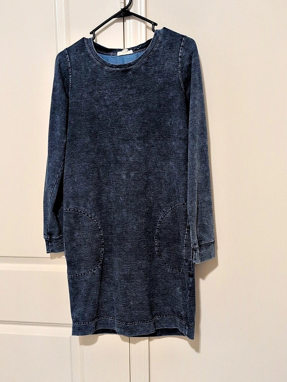 Sleeve Mini Dress in Blue Size Small Like New